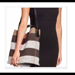 Burberry Mega Check Medium Ashby Tote